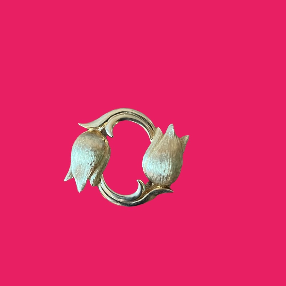 Gold Plated Monet Brooch